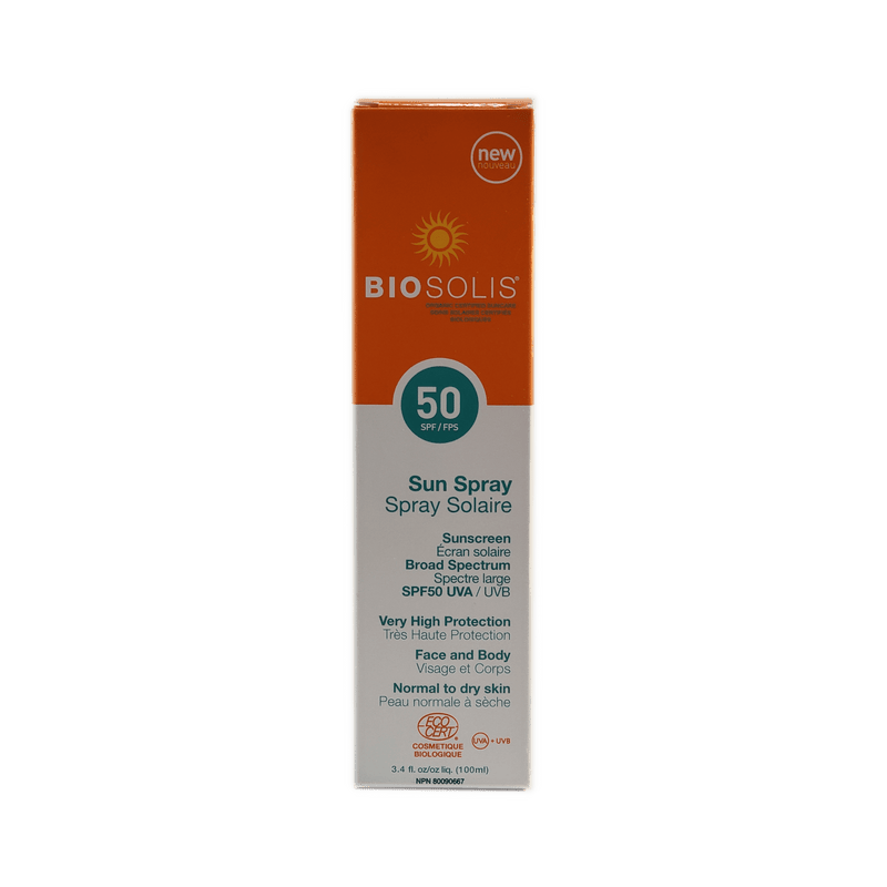 Biosolis Sun Spray Face and Body Sunscreen SPF50