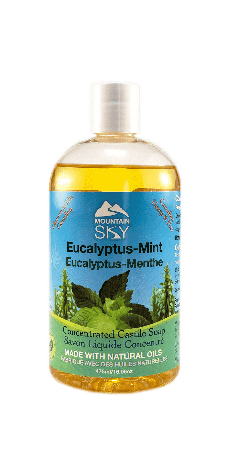 Mountain Sky Concentrated Castile Liquid Soap Eucalyptus-Mint