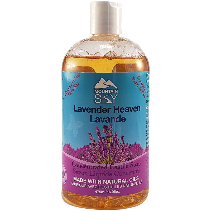 Mountain Sky Concentrated Castile Liquid Soap Lavender Heaven